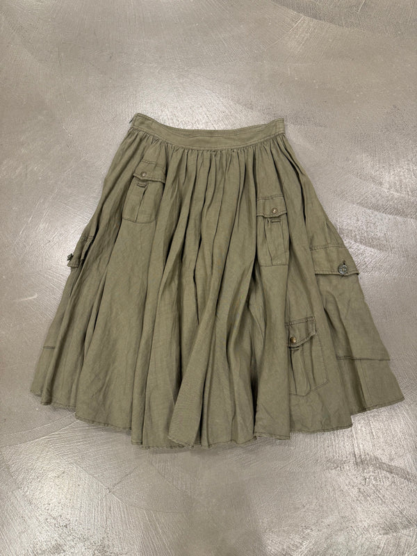 S/S 2003 Dolce & Gabbana cargo wide skirt