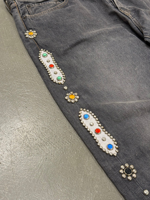Kapital monkey cisco studded jeans