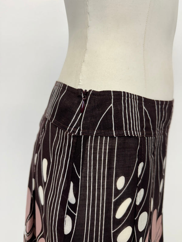 S/S2003 Miu Miu floral print skirt