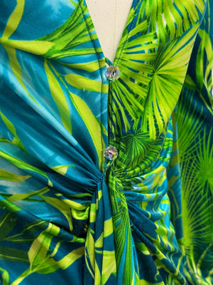 S/S2000 Gianni Versace jungle midi dress