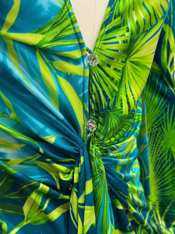 S/S2000 Gianni Versace jungle midi dress