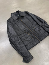 Load image into Gallery viewer, S/S 2007 Roberto Cavalli leather cargo jacket
