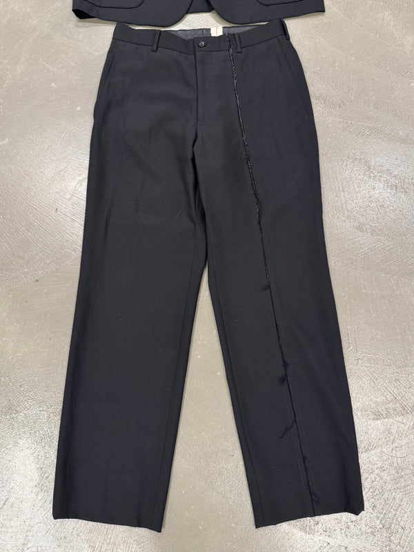 A/W2000 Comme des Garçons distressed stripe set
