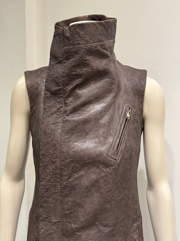 S/S2011 Rick Owens long leather vest