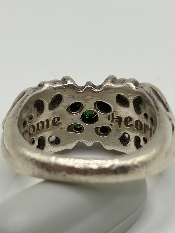 Chrome Hearts emerald K&T ring