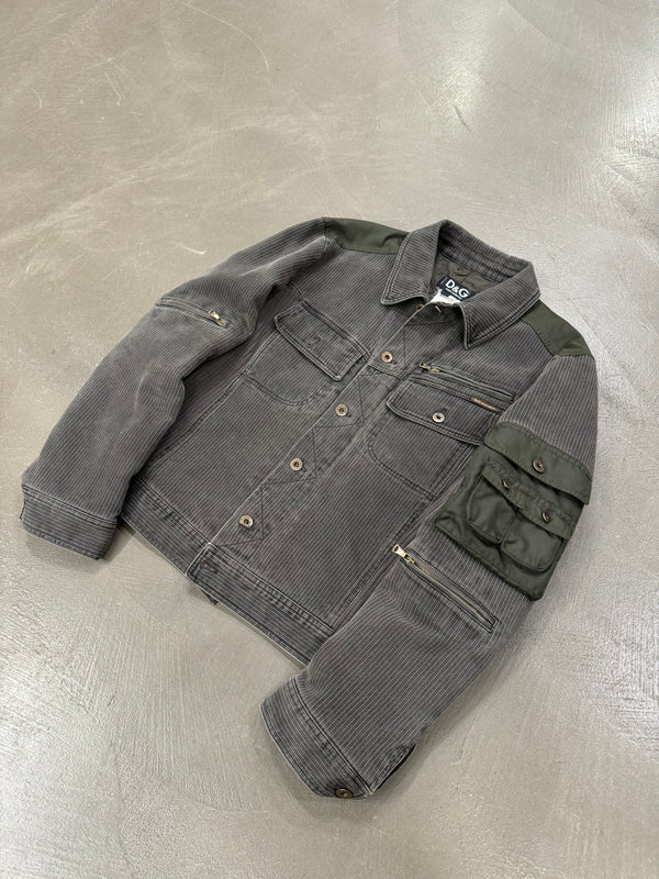 A/W 2004 Dolce & Gabbana hunting corduroy cargo jacket