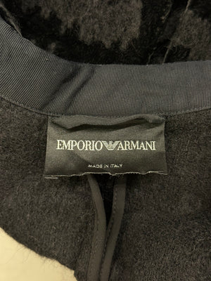 2015 Emporio Armani velvet jacquard jacket