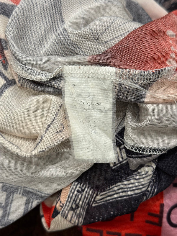 A/W2005 Vivienne Westwood "Propaganda" graphic mesh