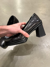 Load image into Gallery viewer, 1999 Prada biker leather heels
