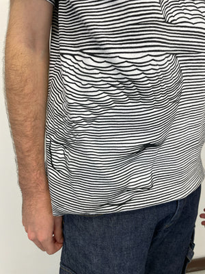 1980s Marithe Francois Girbaud abstract op-art t-shirt