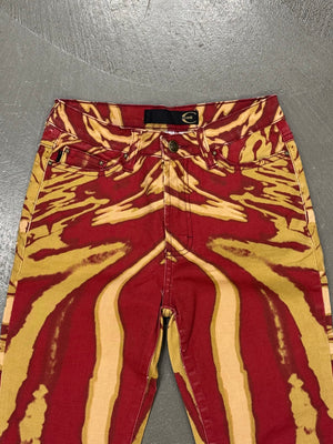 2001 Roberto Cavalli distortion illusion pants