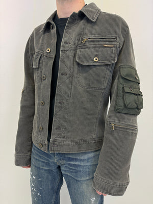 AW2003 Dolce & Gabbana hybrid hunting cargo jacket