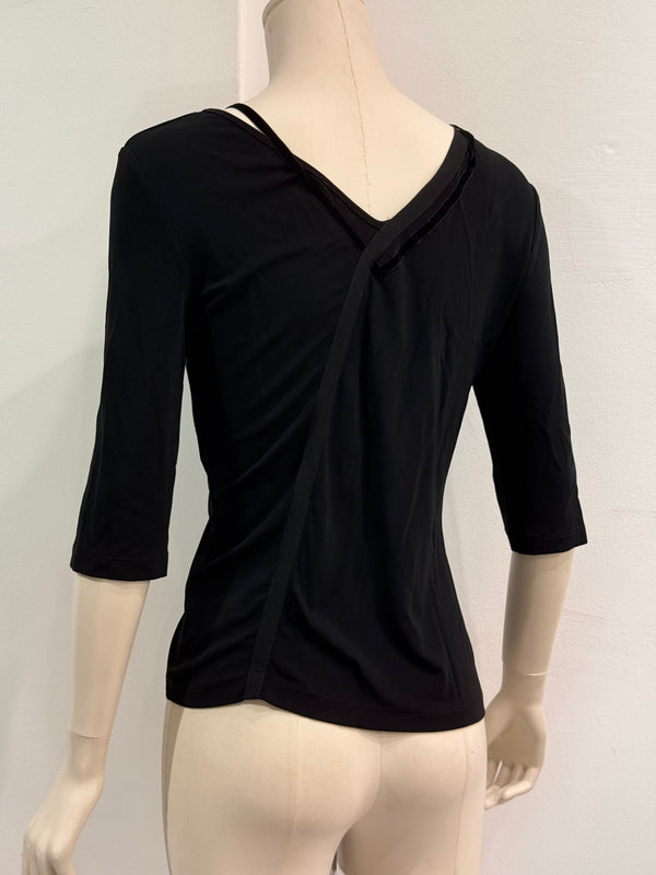2004 Gianfranco Ferre bondage lace-up top