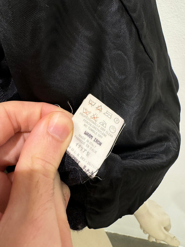 A/W1989 Helmut Lang runway wool vest with metal trinkets