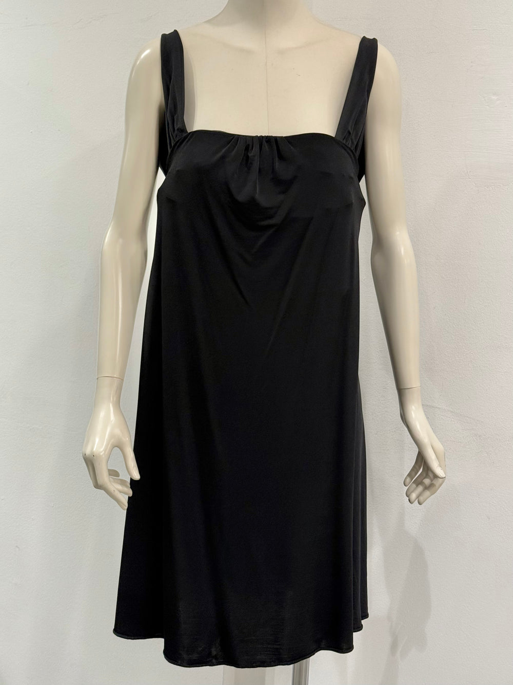 2000s Cavalli ruched square-neck mini dress