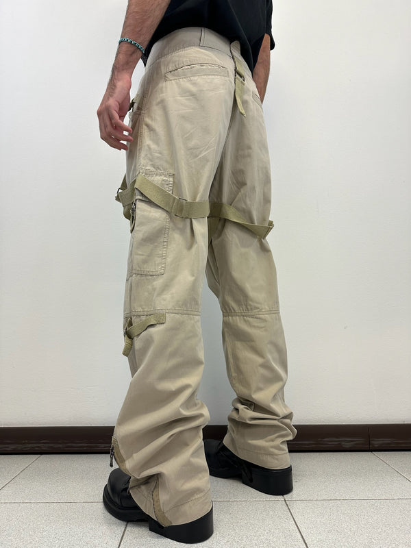SS2004 Dolce & Gabbana Bondage parachute cargo pants