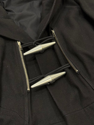 F/W2011 Rick Owens “LIMO" metal hook hooded coat