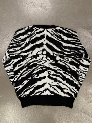 2015 Saint Laurent Paris by Hedi Slimane tiger stripe knit
