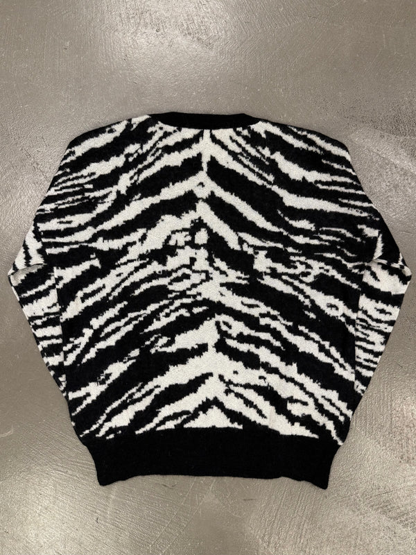 2015 Saint Laurent Paris by Hedi Slimane tiger stripe knit