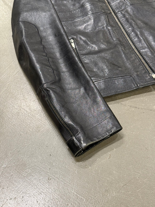 2004 Gucci by Tom Ford cafe racer biker leather jacket