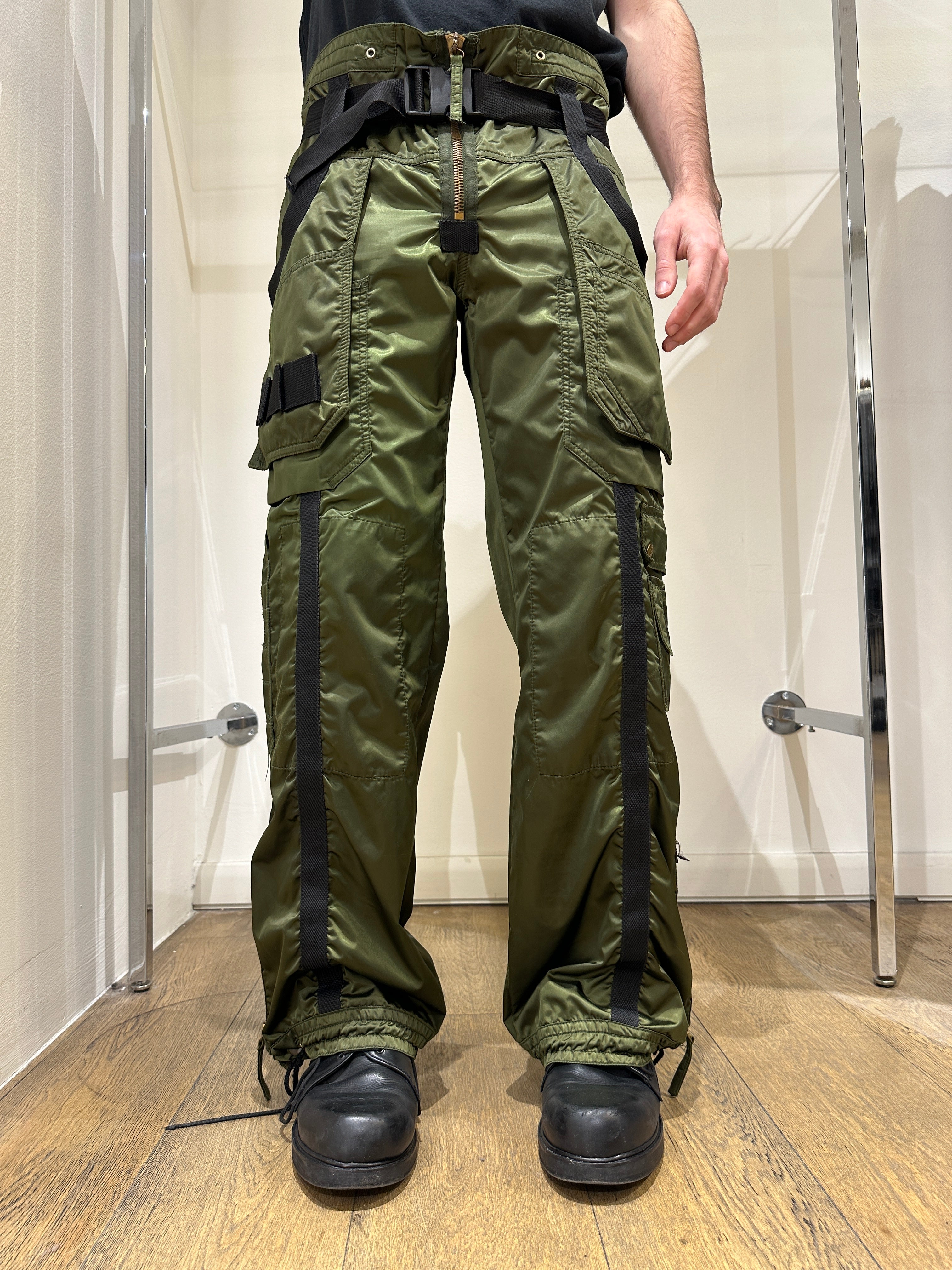 パンツ professor.e parachute bondage pants 24aw Professor.E｜Parachute Bondage Pants