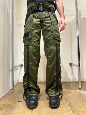 AW2003 Jean Paul Gaultier parachute bondage pants