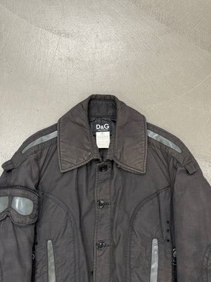 A/W2003 Dolce & Gabbana goggle aviator bomber jacket