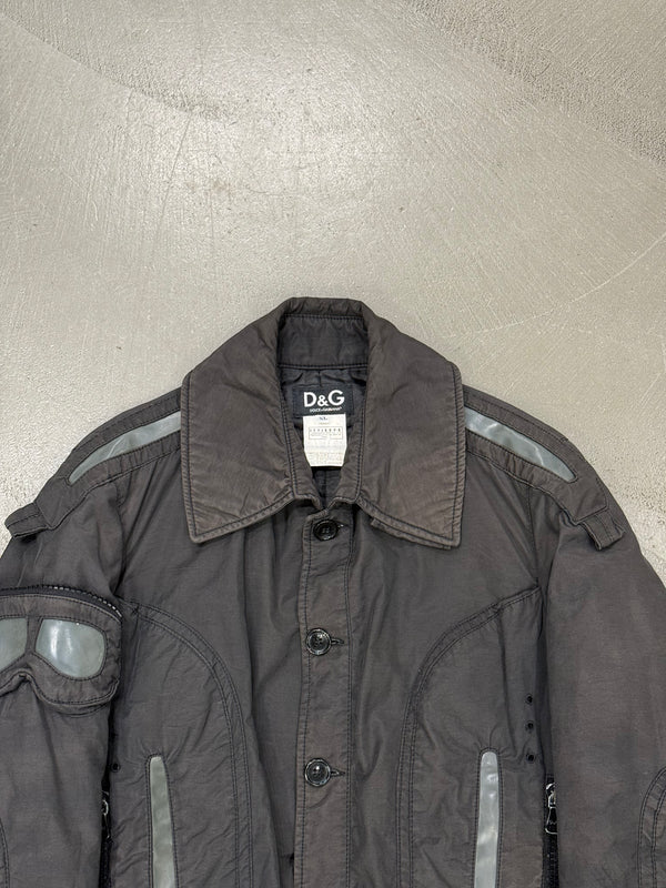 A/W2003 Dolce & Gabbana goggle aviator bomber jacket