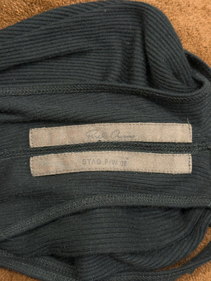 A/W2008 Rick Owens "Stag" ribbed racerback maxi dress