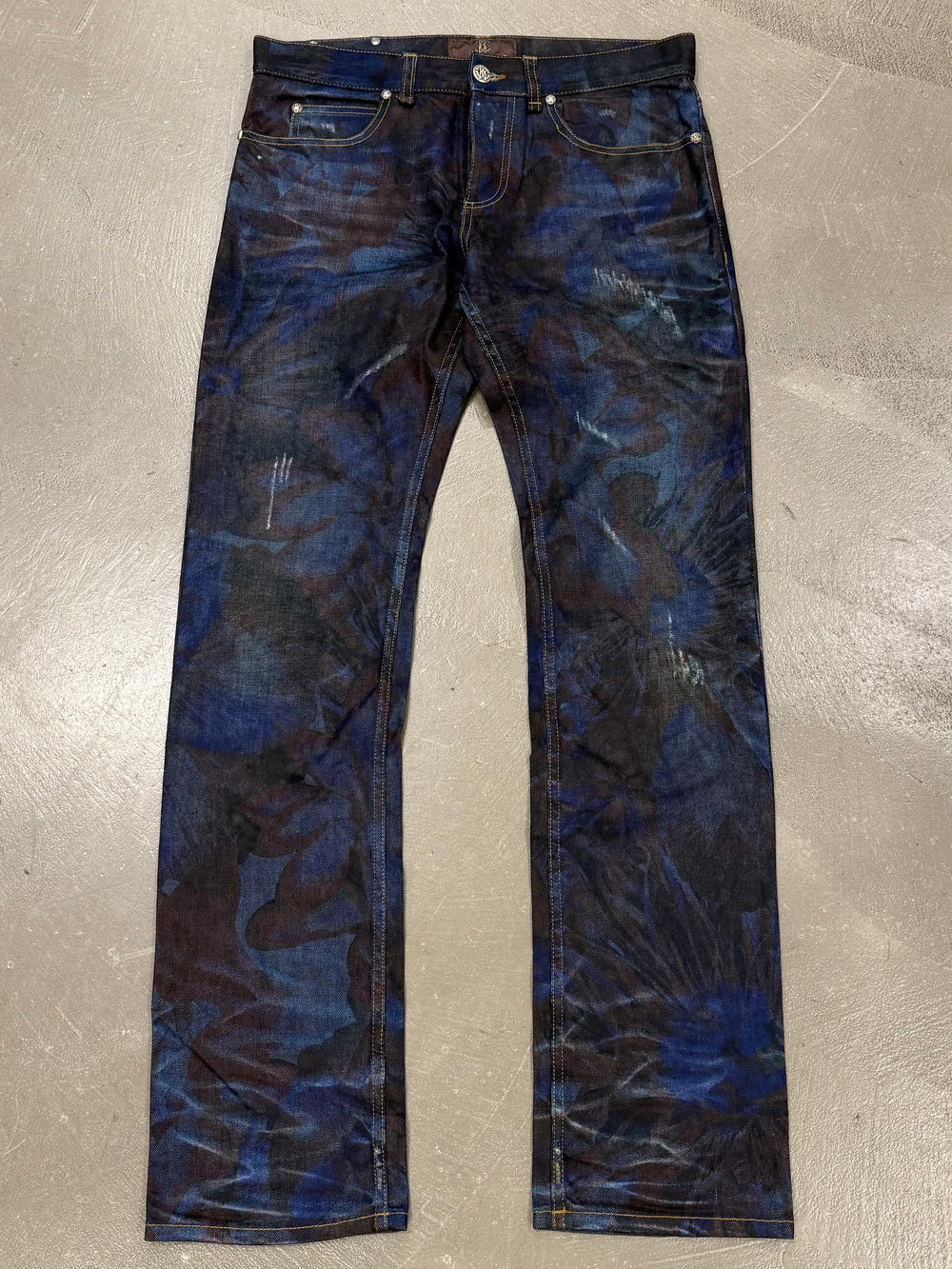 2000s Roberto Cavalli printed illusion pants