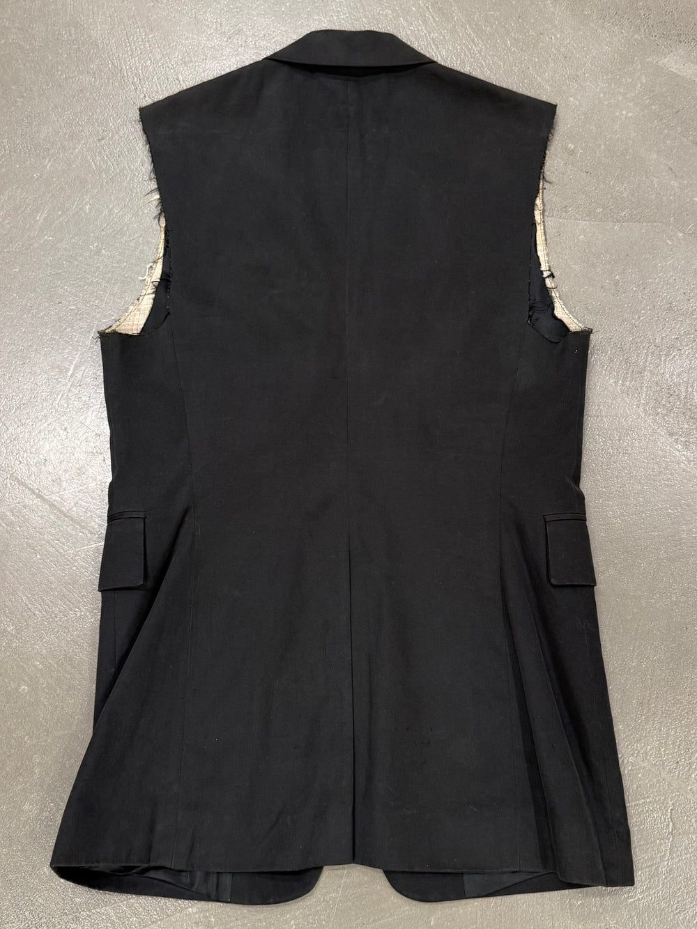 S/S2000 Raf Simons distressed vest