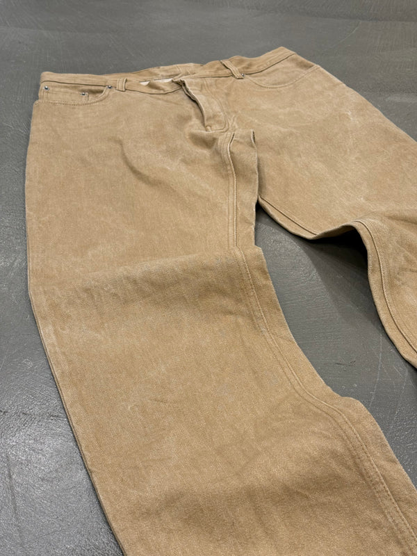 2000s Helmut Lang brown denim
