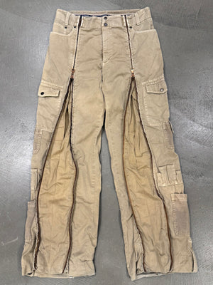 S/S2003 Dolce & Gabbana full zip parachute cargo pants