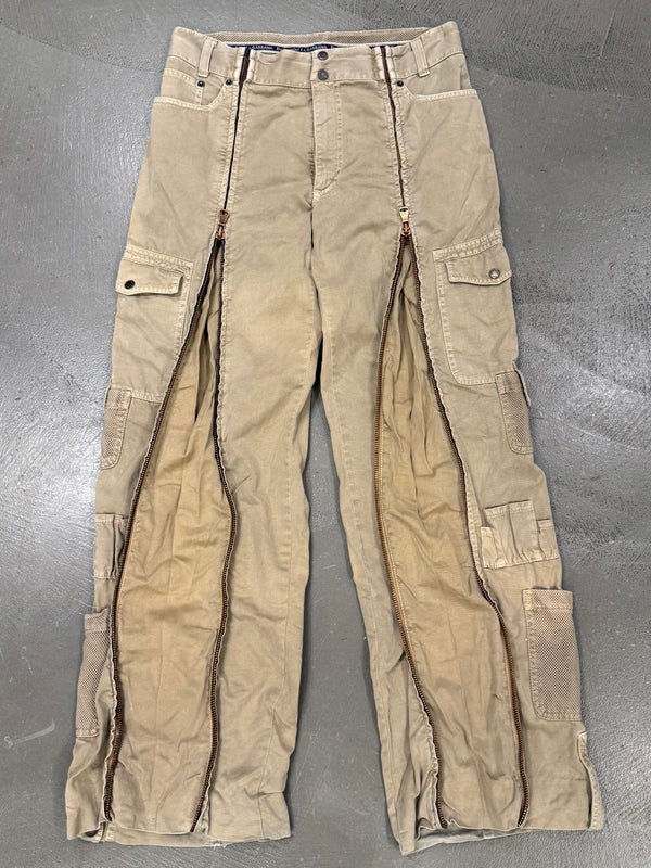 S/S2003 Dolce & Gabbana full zip parachute cargo pants