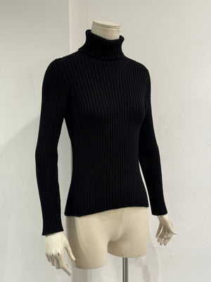 1990s Gucci by Tom Ford ribbed turtleneck sweater