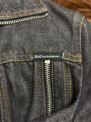 S/S2004 Dolce & Gabbana full zip denim jacket