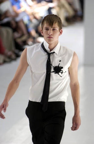 S/S2002 Dior Homme by Hedi Slimane “boys don’t cry” blood wound tank