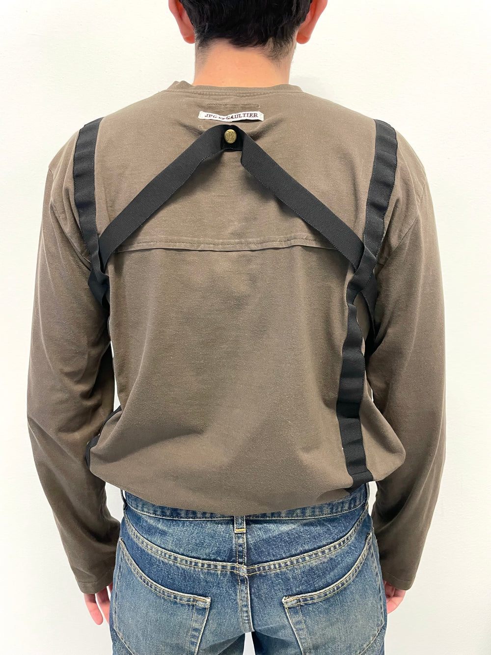 AW03 Gaultier Bondage parachute long sleeve t-shirt