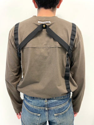 AW03 Gaultier Bondage parachute long sleeve t-shirt