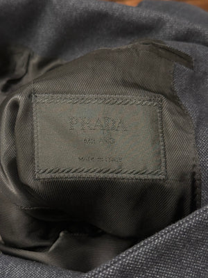 2000s Prada denim single breasted blazer