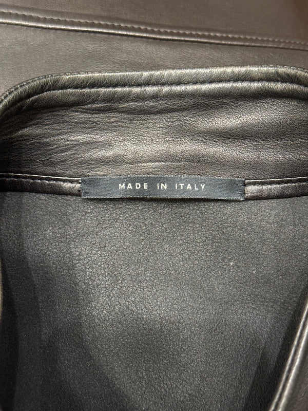 2000s Gucci by Tom Ford biker leather jacket