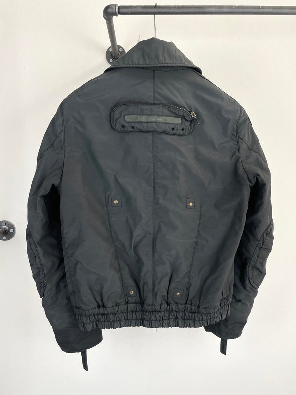 2003 Dolce & Gabbana military parachute Goggle window bomber jacket archive