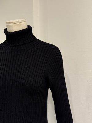 1990s Gucci by Tom Ford ribbed turtleneck sweater