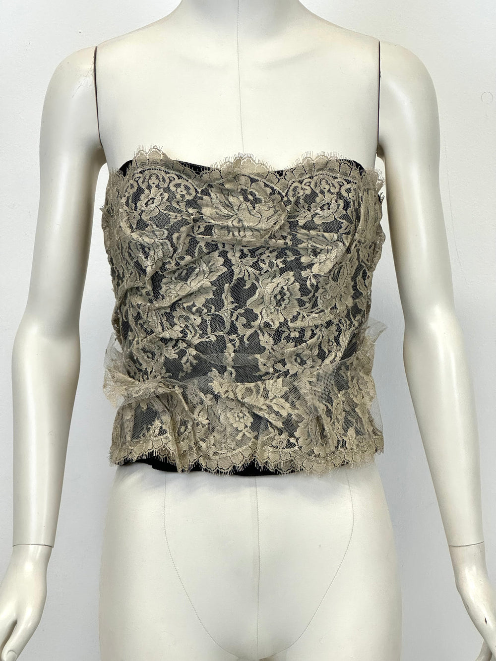 S/S2005 Dolce & Gabbana lace corset top