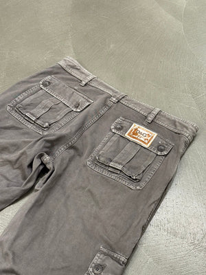 2000s Dolce & Gabbana multi pocket washed cargo pants