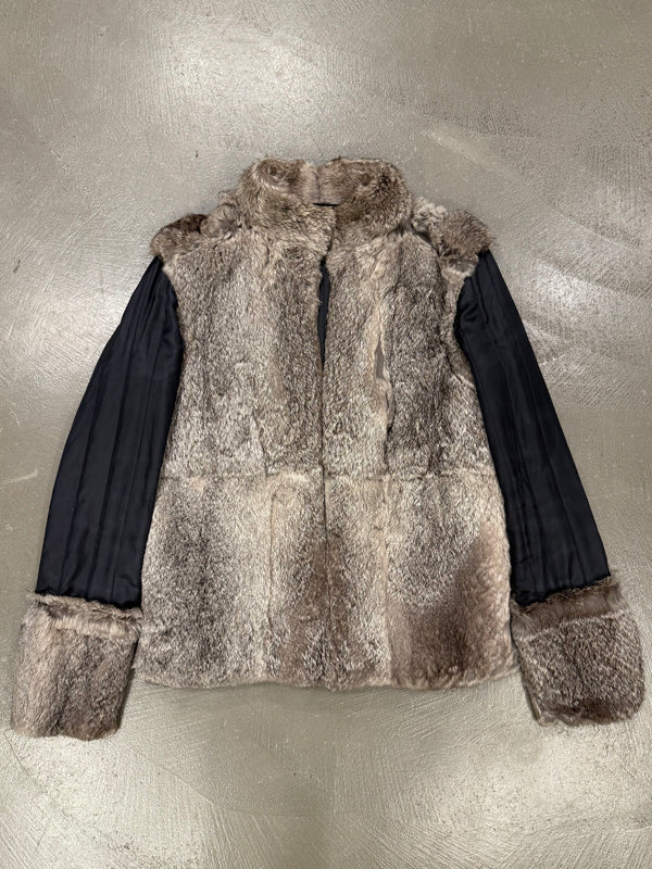 1999 Gucci by Tom Ford 2 in 1 fur leather jacket