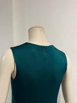 2008 Gucci draped green dress