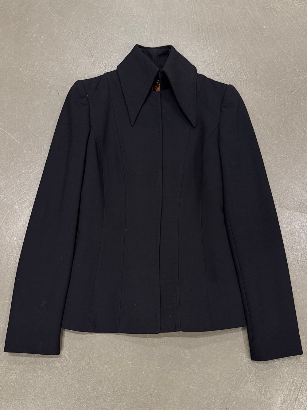 2000s Dolce & Gabbana structured neck blazer