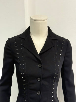 A/W2003 Dolce & Gabbana hook eyelet blazer jacket