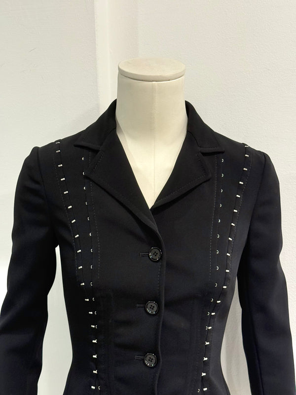 A/W2003 Dolce & Gabbana hook eyelet blazer jacket